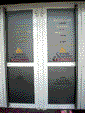 Portes du sas d'entrée